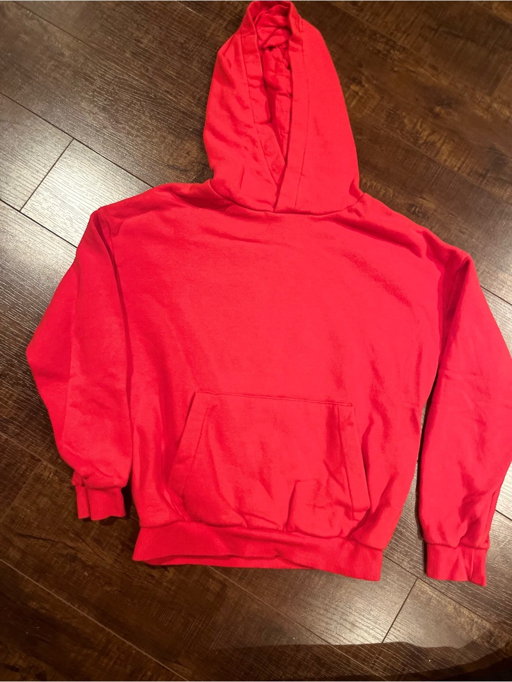 H&M Bright Red Crewneck Hoodie